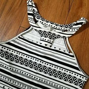 Cut Out Pattern Dress
